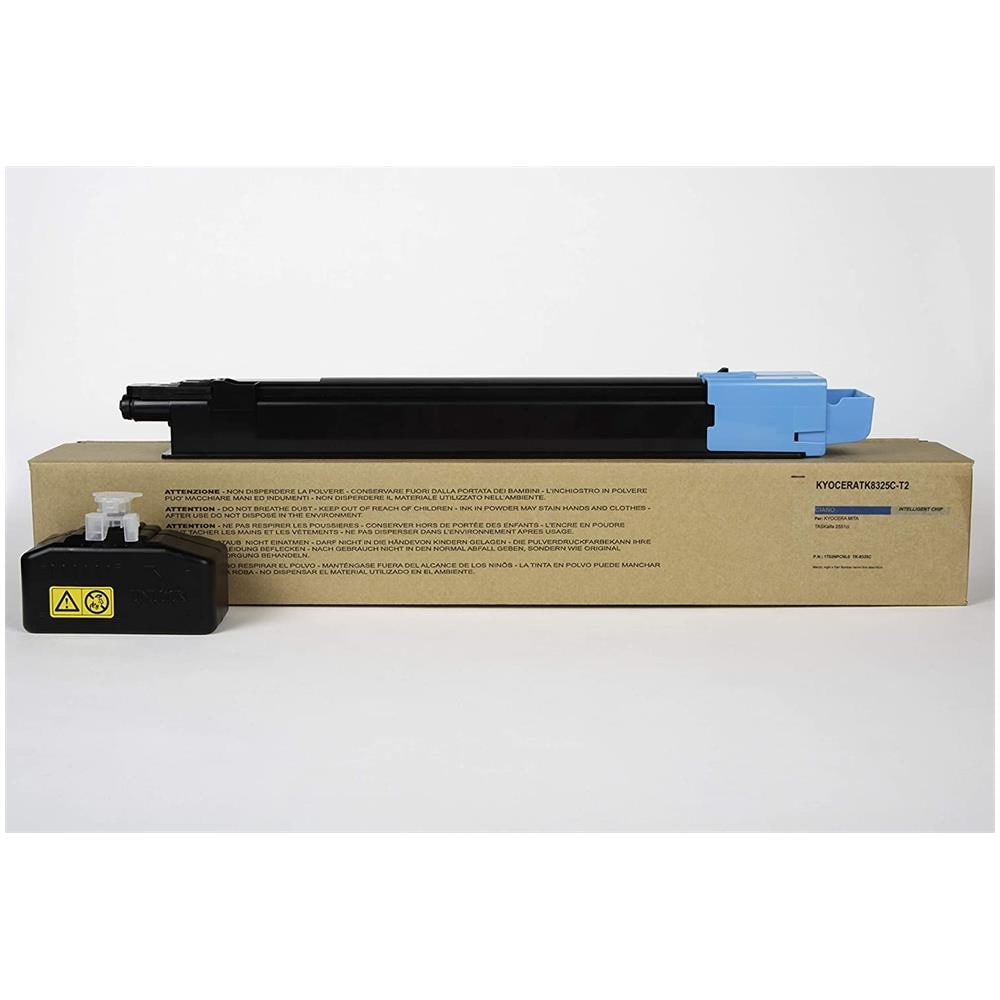 TONER COMPATIBILE - Kyocera Tk-8325c Ciano 1t02npcnl0 Per Taskalfa 2551ci Fornito Di Intelligent Chip Capacità 12000 Copie Made In Italy - Foto 1