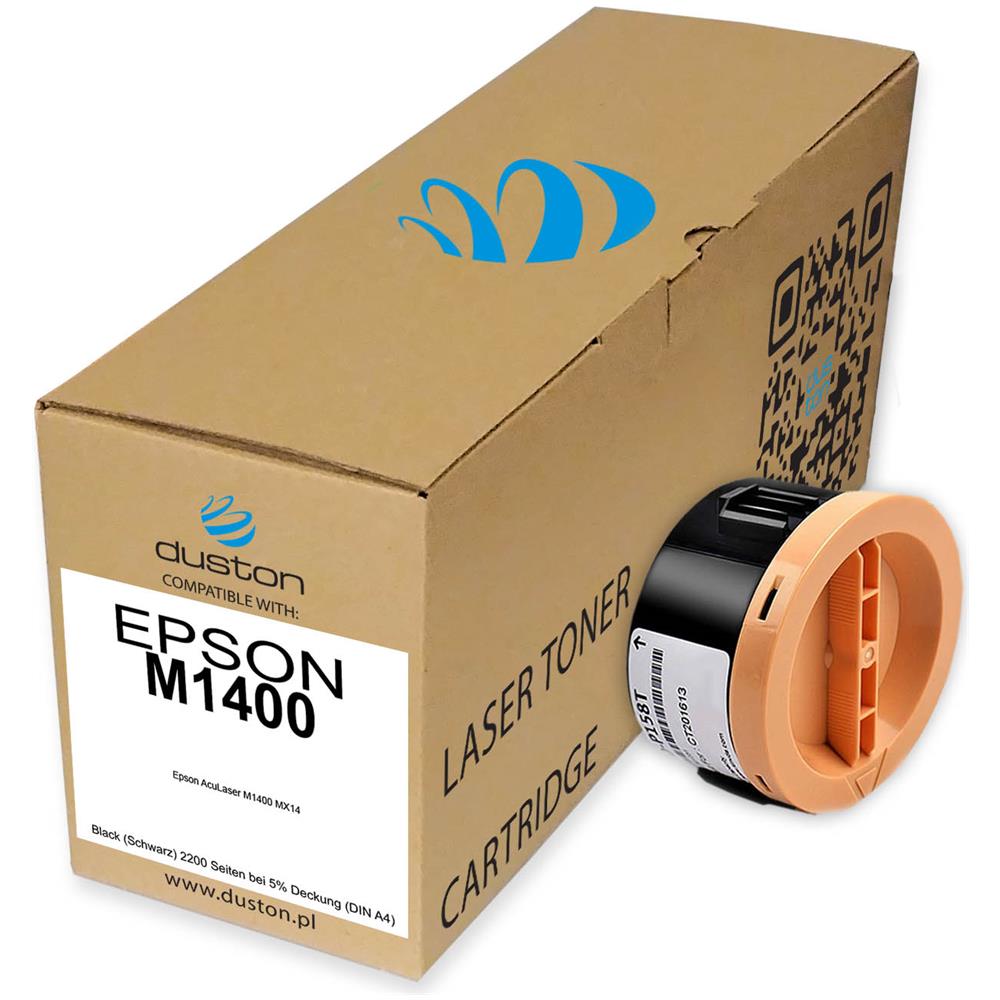 TONER COMPATIBILE - 2x M1400, S050651 Negro Compatible Con Epson M1400 Mx14 - Foto 2