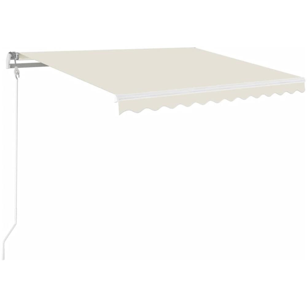 Tenda Da Sole Retrattile Manuale 350x250 Cm Crema - Foto 1