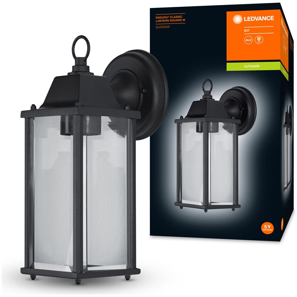 Ledvance Lampada Da Esterno Led A Parete, E27, Endura® Classic Lantern / 220…240 V, Materiale: Alluminio, Ip23 - Foto 6