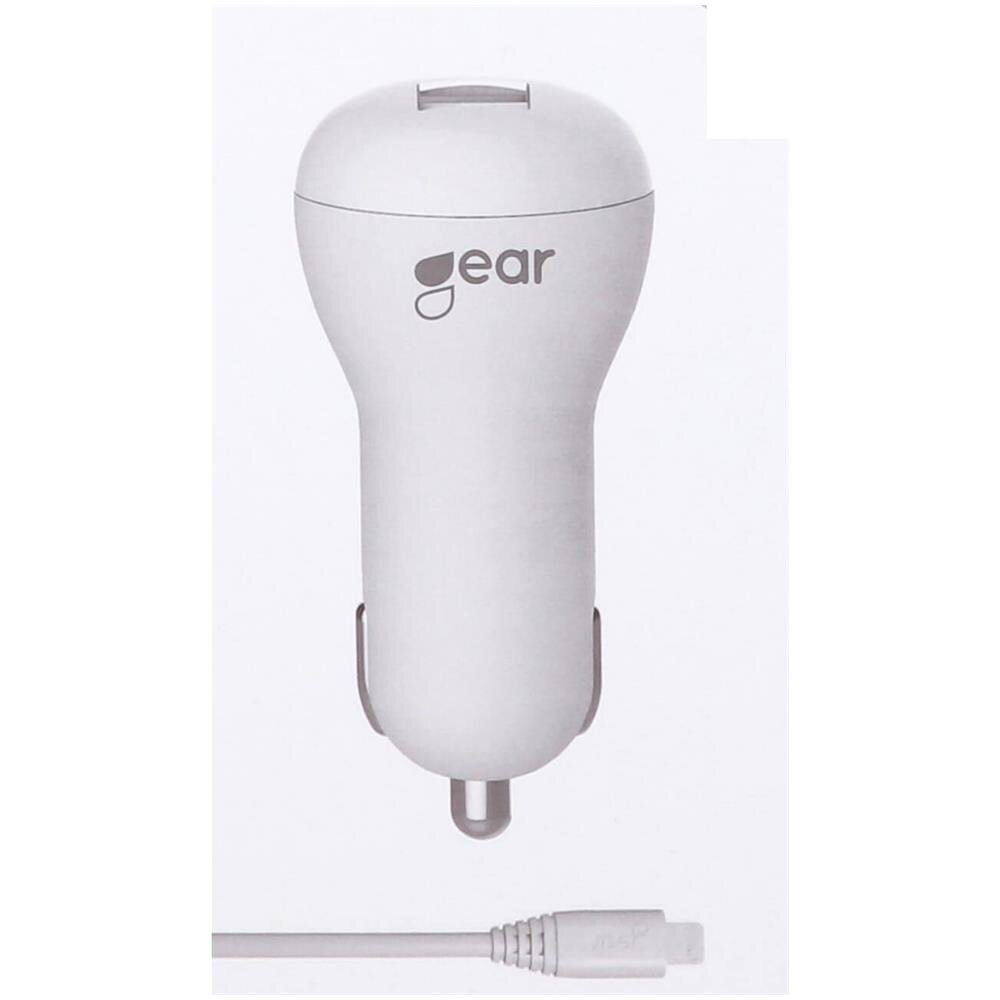 Caricabatterie 12-24v 1xusb 1a Cavo Microusb Bianco Rotondo 1m - Foto 1