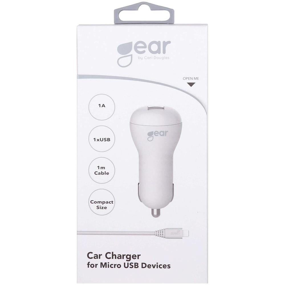 Caricabatterie 12-24v 1xusb 1a Cavo Microusb Bianco Rotondo 1m - Foto 2