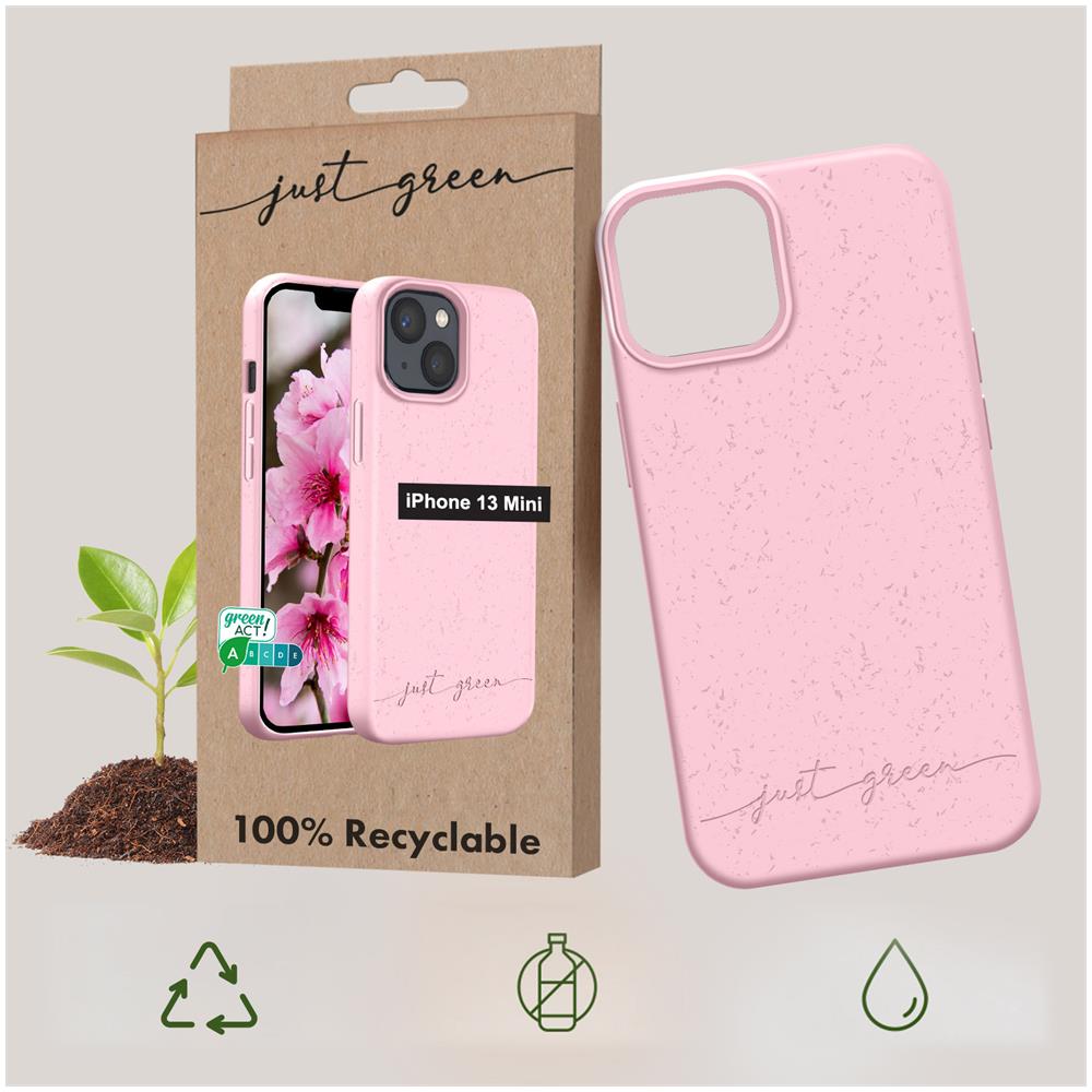 Cover Biodegradabile Per Iphone 13 Mini Rosa - Foto 6