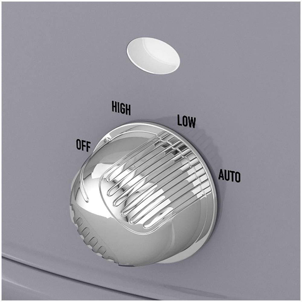 Swan Sf17031grneu Retro Slow Cooker 6,5l Pentola Rimovibile In Ceramica Antiaderente Senza Pfoa 320w Grigio - Foto 2