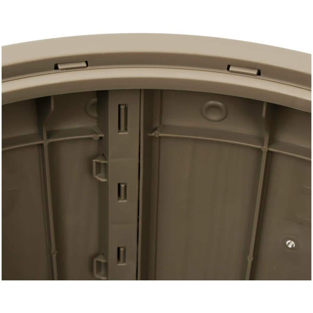 Contenitore Da Giardino 3 In 1 Polipropilene Marrone Chiaro - Foto 2