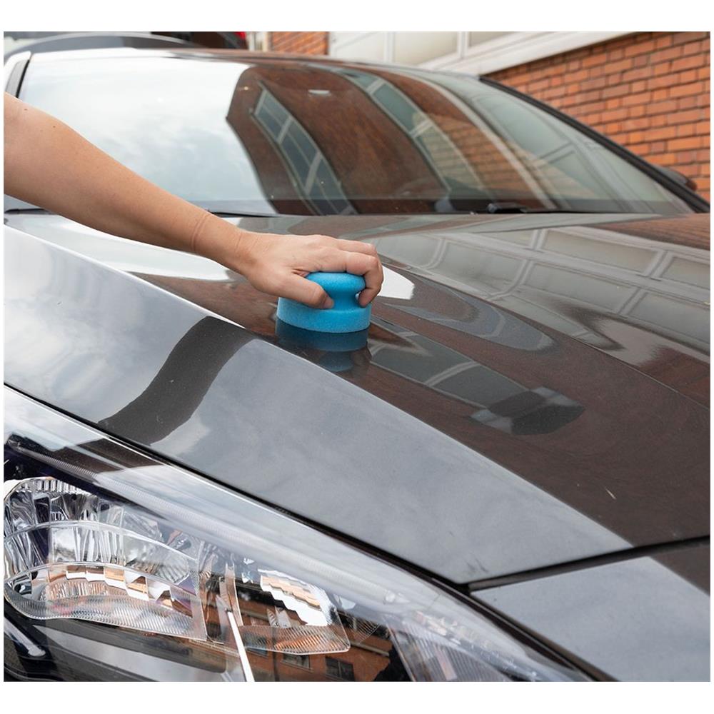 Applicatore Per Pasta Abrasiva Ergnomico E Antigraffio - Lucidatura Automobile - 1 Pezzo Di Diametro 8.5 Cm - Foto 3