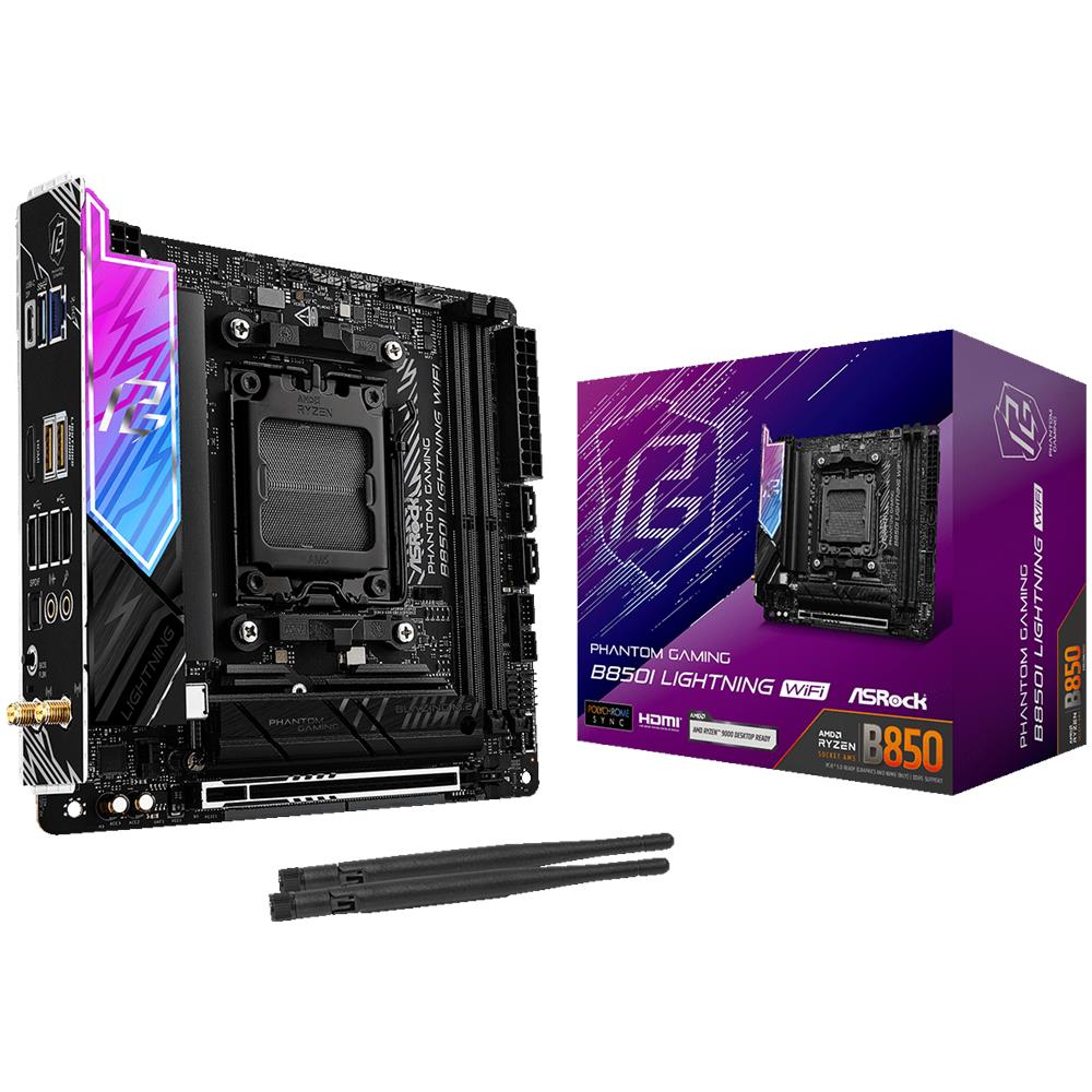 Scheda Madre B850I Mini-ITX Socket AMD AM5 Chipset B850 - Foto 6