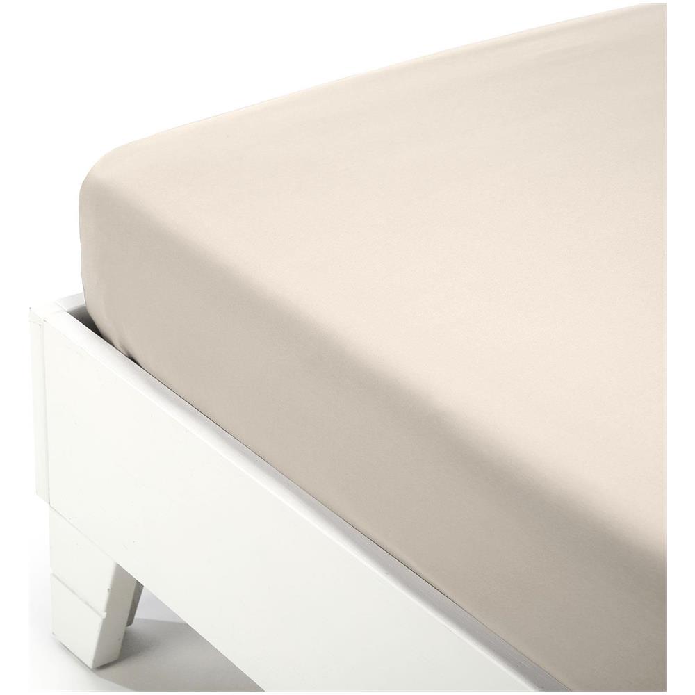 Lenzuolo Inferiore Jersey In Jersey Di Cotone Colore Bianco Misura Singolo - Foto 1