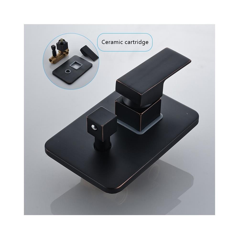 Set miscelatore doccia, Blackswan, tipo M73.36, modello nero anticato, misura 25 cm - Foto 2