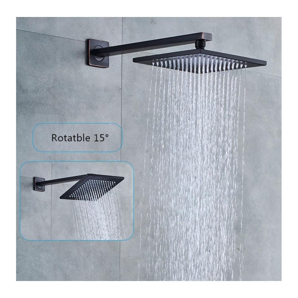 Set miscelatore doccia, Blackswan, tipo M73.36, modello nero anticato, misura 25 cm - Foto 4