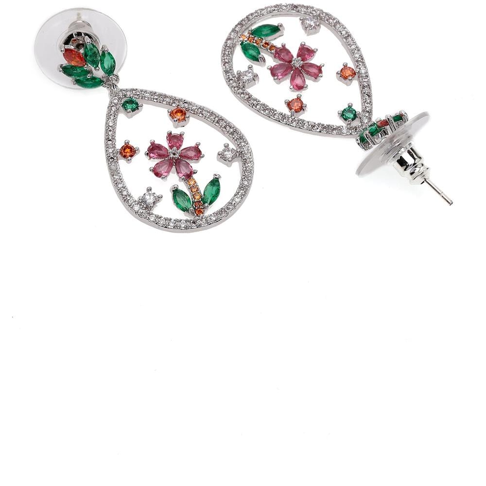 Orecchini a Goccia Floreali - Foto 2