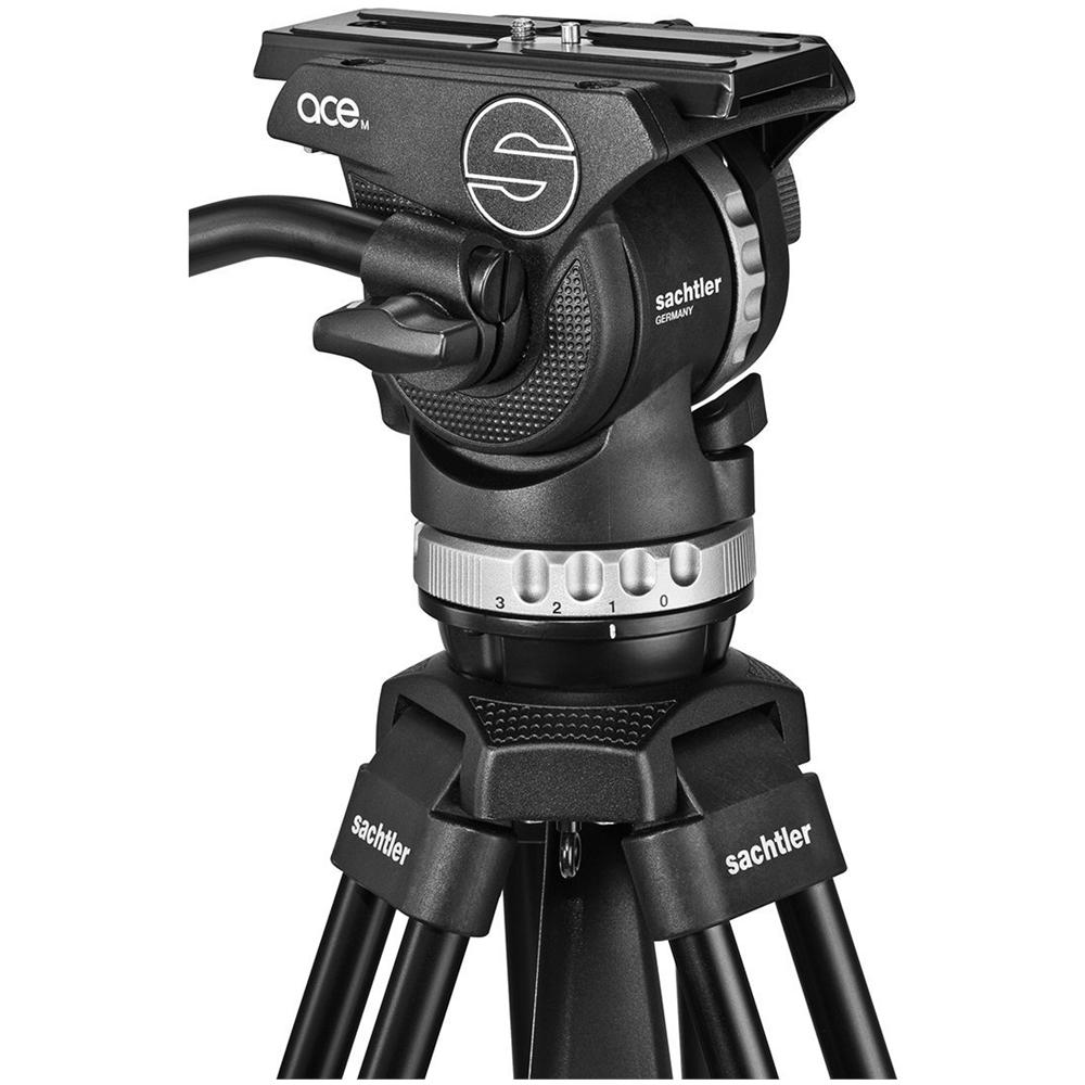 Cavalletto con Testa Fluida Nero ACEMGS-EU - Foto 2