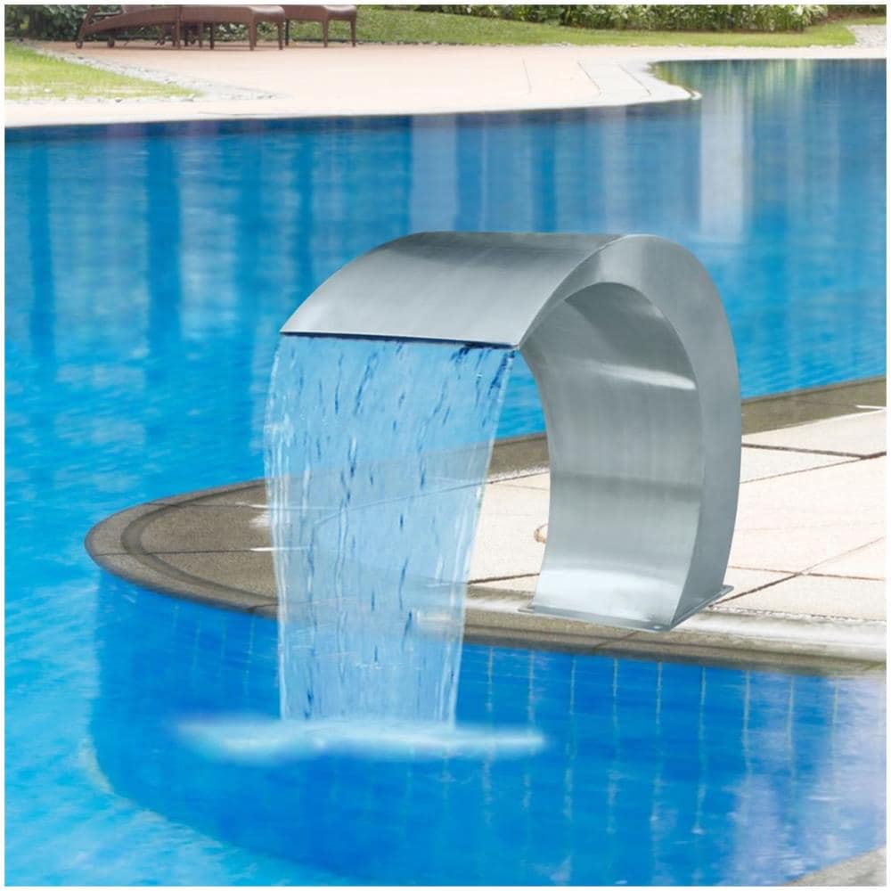 Cascata Per Giardino In Acciaio Inossidabile 45 X 30 60 Cm - Foto 1