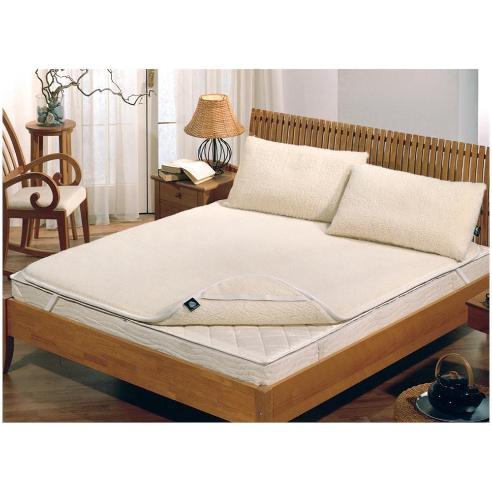 Coprimaterasso In Pura Lana Vergine Merinos Agnellato Modello Basile Matrimoniale Basile - Foto 1