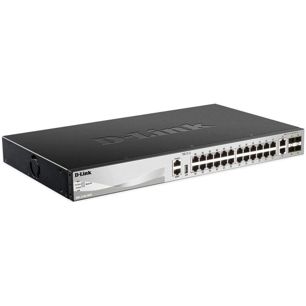 24 x 10/100/1000BASE-T ports Layer 3 Stackable Managed Gigabit Switch  - Foto 3