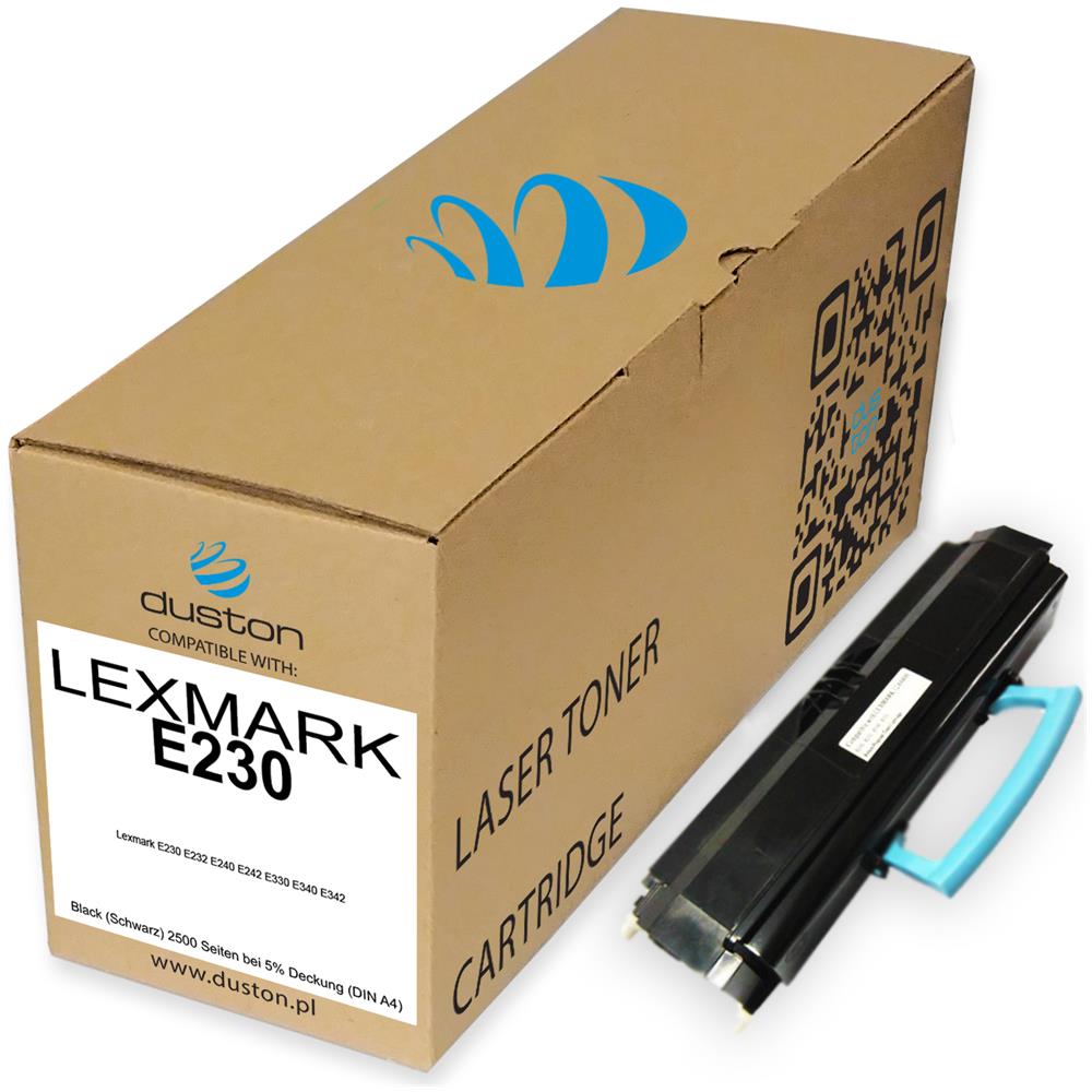 TONER COMPATIBILE - 3x E230, 24036se Negro Compatible Con Lexmark E230 E232 E240 E242 E330 E340 E342 - Foto 2