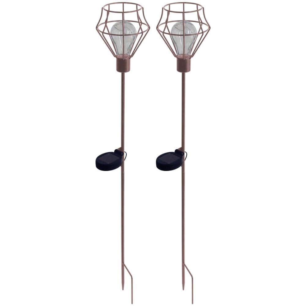 Lampioni Solari a LED da Giardino Pentagon 2 pz - Foto 1