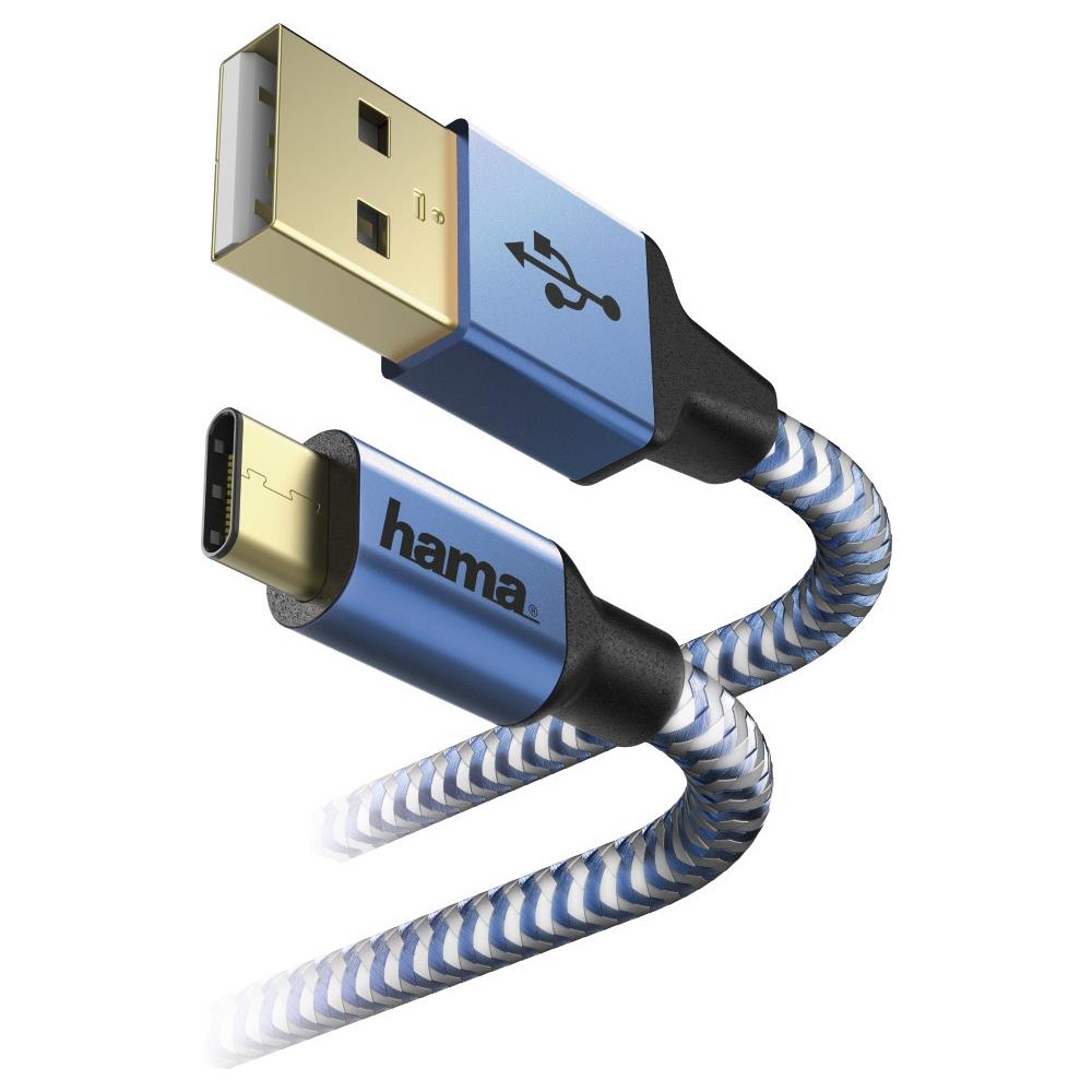00178295 1.5m USB A USB C Nero, Blu cavo USB - Foto 2