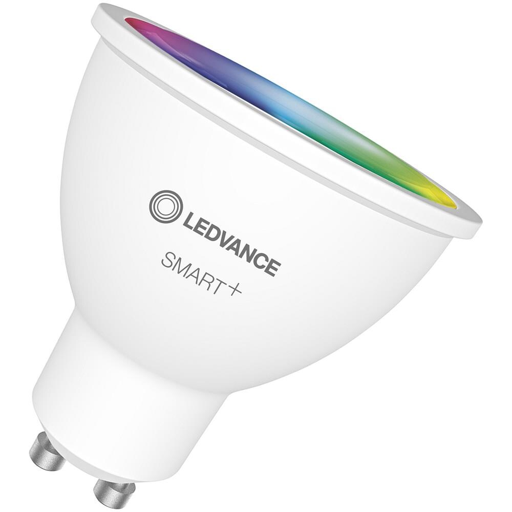 Ledvance Led-lampada Con Riflettore - Gu10 - Rgbw - 2700…6500 K - 5 W - 40w Equivalenti - Bluetooth - Smart+ Spot Gu10 Multicolour - Foto 1