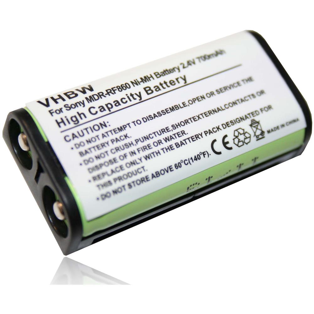 Batteria Sostituisce Sony Bp-hp550-11 Per Auricolari Cuffie Wireless (700mah, 2,4v, Nimh) - Foto 1