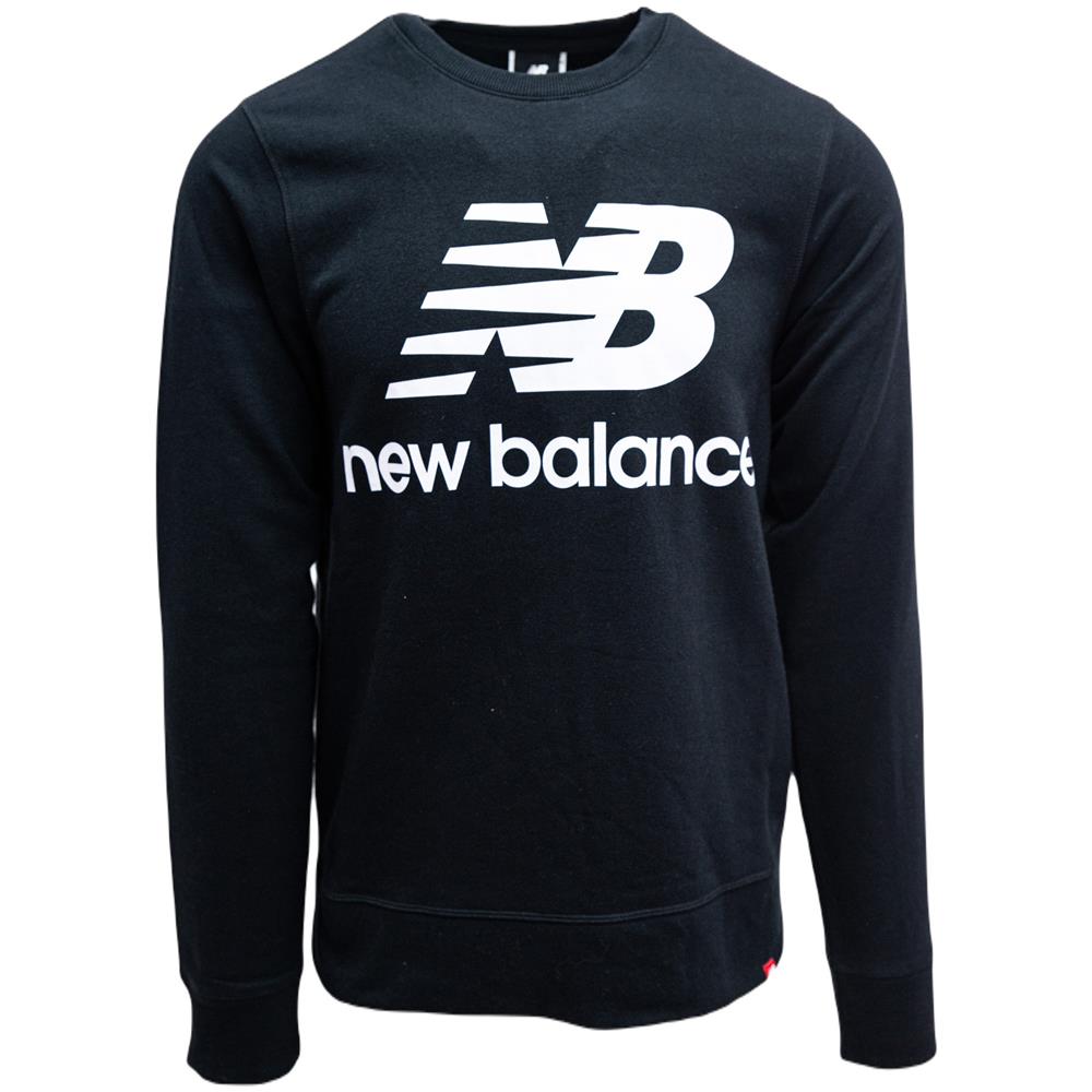 Essentials Stacked Logo Crew Mt03560bk, Uomini, Nero, M - Foto 1