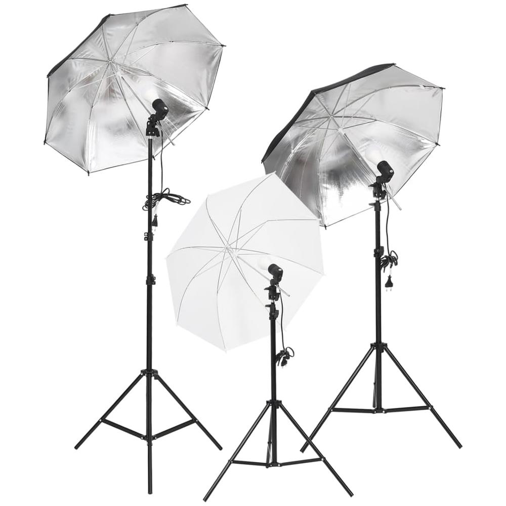 Kit Per Studio Fotografico Con Set Luci, Fondale E Riflettore - Foto 1