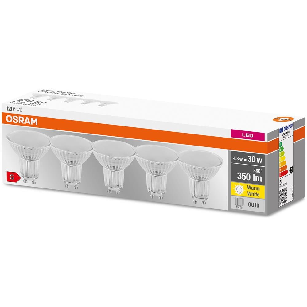 Lampada Led Con Riflettore | Attacco: Gu10 | Warm White | 2700 K | 4,30 W | Sostituzione Per 50 W Reflector Lamp | Not Relevant | Led Base Par16 - Foto 2