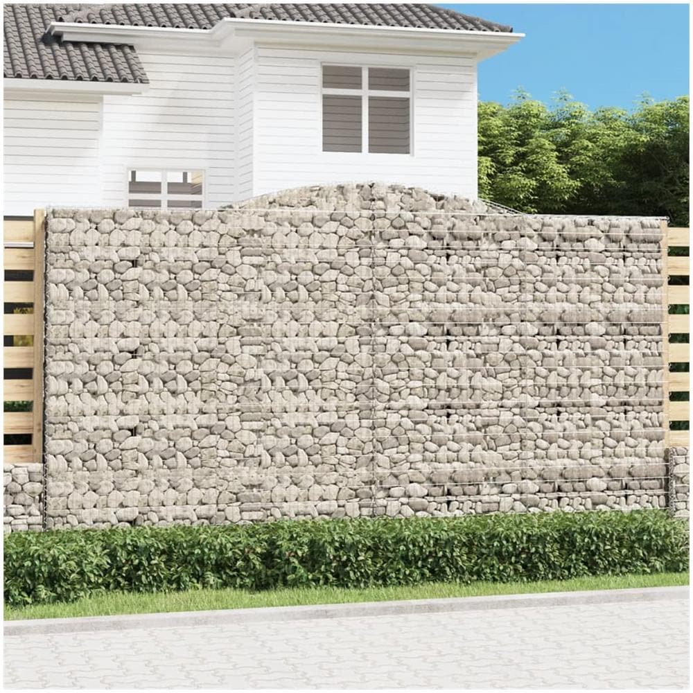 Cesto Gabbione Ad Arco 400x50x220/240 Cm Ferro Zincato - Foto 1