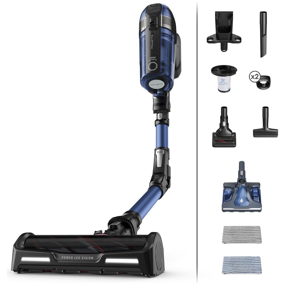 Aspirapolvere Senza Filo X-Force Flex 12.60 RH98C0WO 320W Senza sacchetto Colore Blu / Grigio - Foto 1