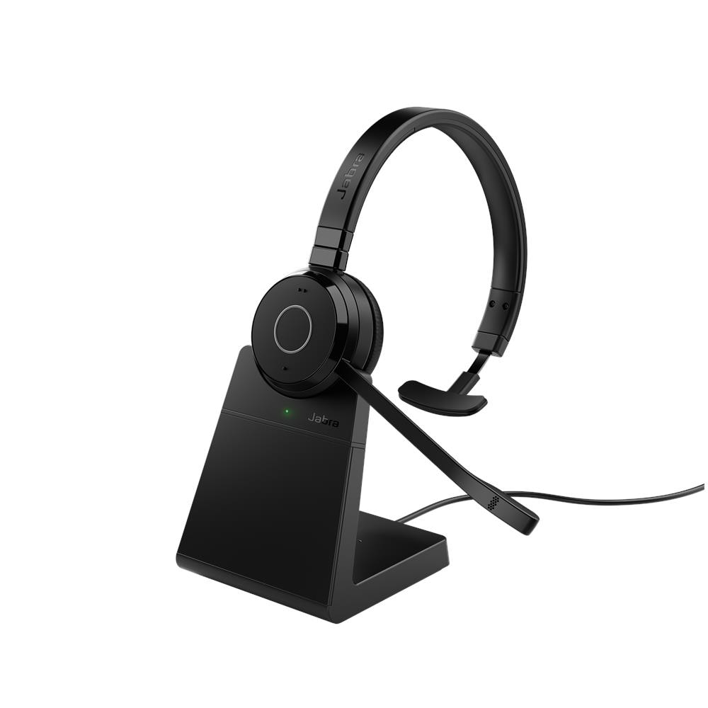 Jabra Evolve 65 TE Auricolare Con cavo e Senza Cavo A Padiglione Ufficio USB tipo A Bluetooth Base di Ricarica Nero - Foto 1