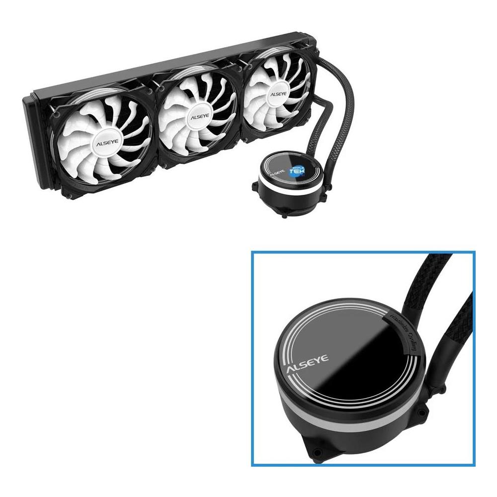 Dissipatore CPU a Liquido M360 per Socket Intel LGA1700/1200/2066/2011/1366/115X e Socket AM5/AM4/AM3/AM2+ /AM2/FM1/TR4 - Foto 2