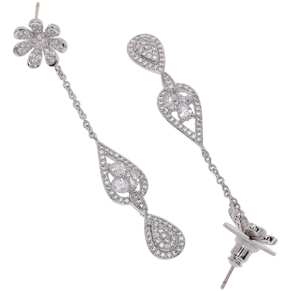 Orecchini a Goccia Floreali di Classe - Foto 2