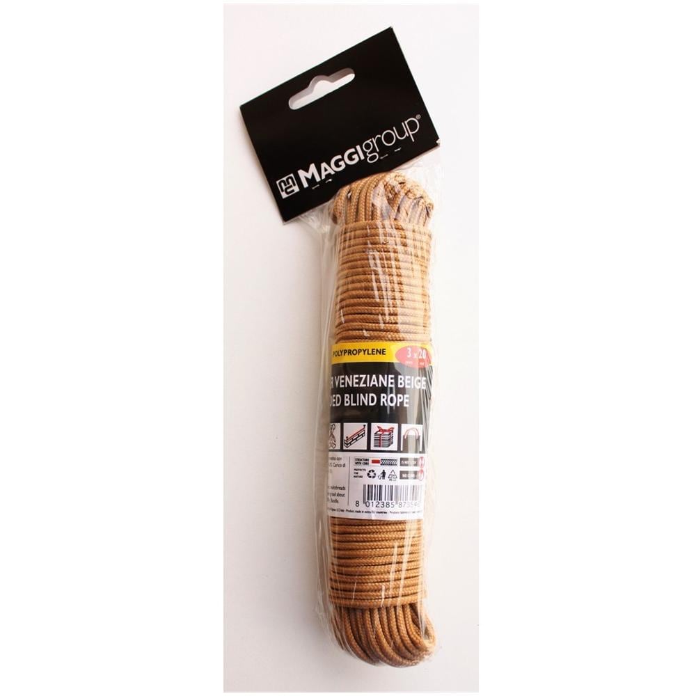 Matassa Treccia Veneziana Plp Mm. 3 Mt. 20m Beige - Foto 1