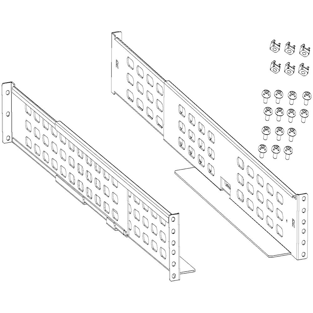 Kit montaggio per montaggio rack da 19 pollici per Gruppi di continuità trifase serie VFI CPR (3U rack) - Foto 1