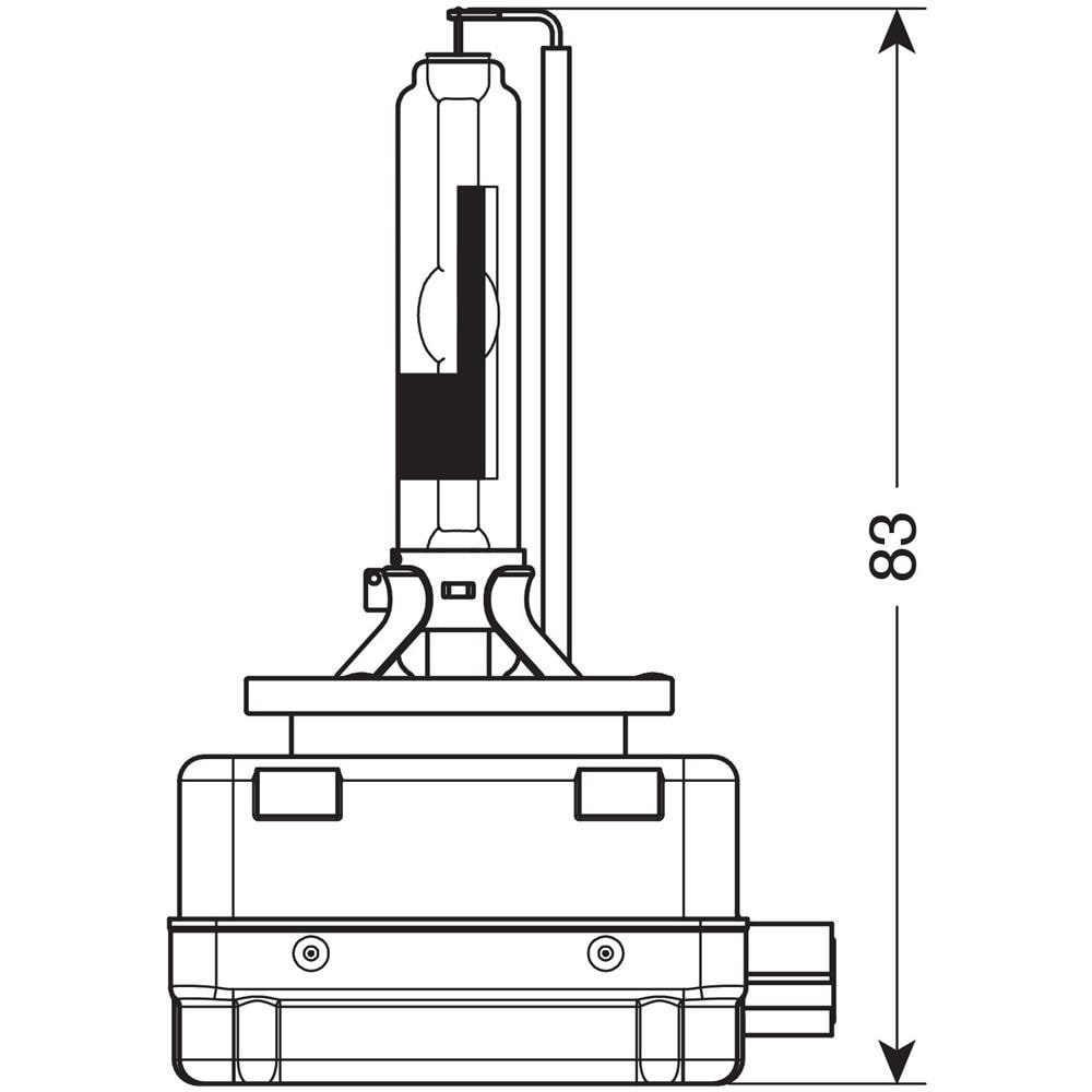 58328 Lampada Hid Xenon 6 000? k D3r 35w Pk32d-6 1 Pz Scatola - Foto 2