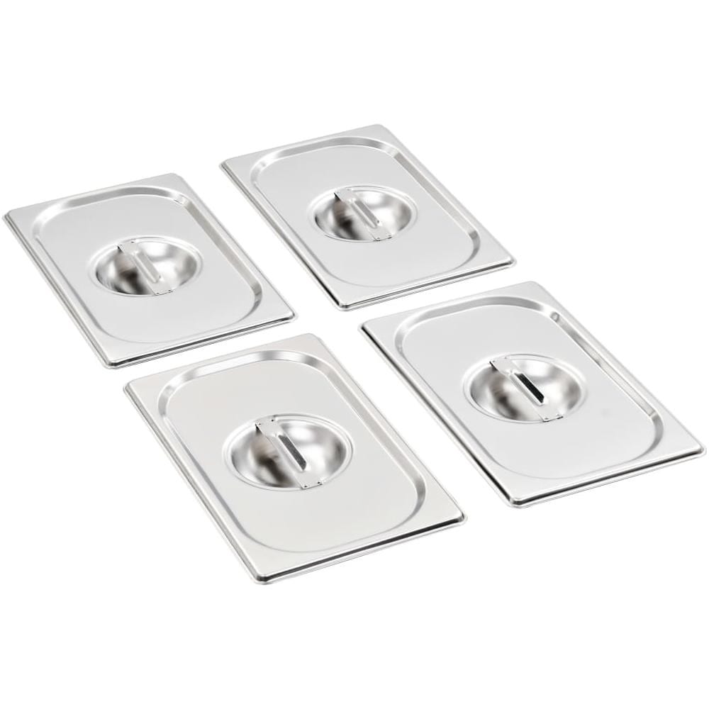 Coperchi Per Teglie Gn 1/4 4 Pz In Acciaio Inox - Foto 1