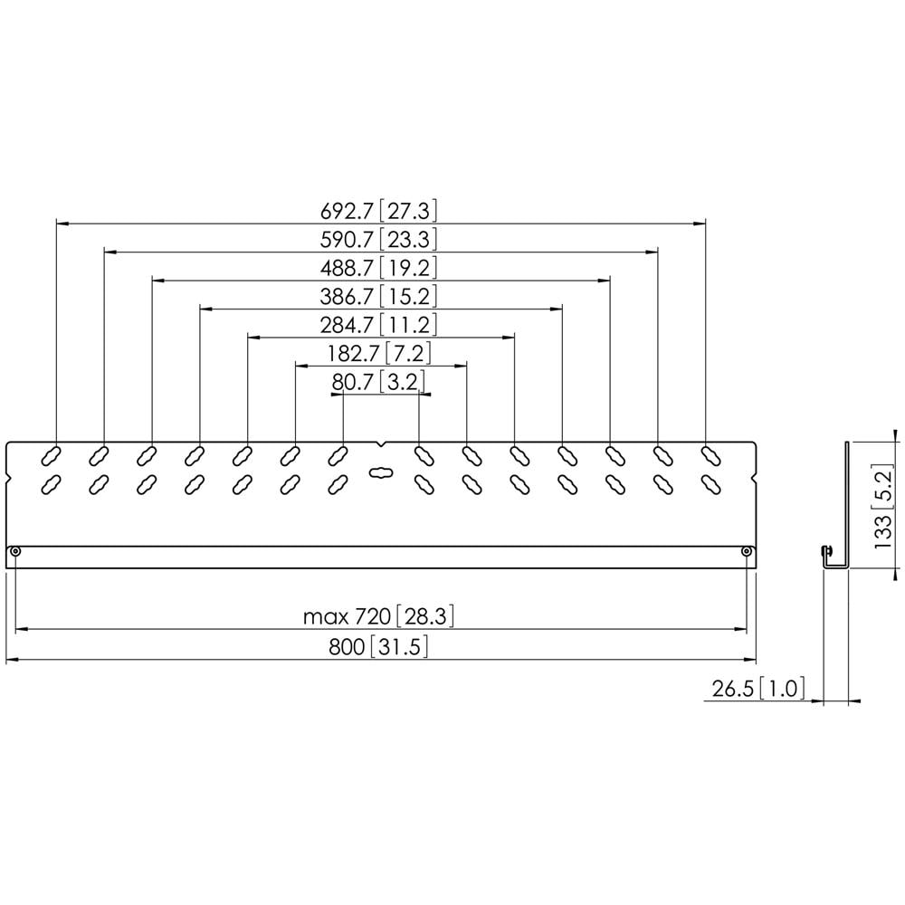 PFW 5808 Piastra da parete - Foto 2