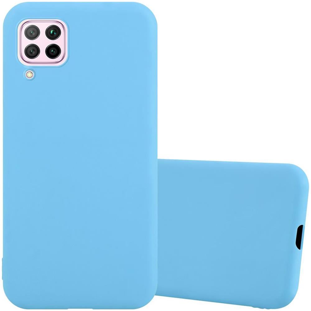 Custodia Compatibile Con Huawei Nova 6se / P40 Lite / Nova 7i In Candy Blu - Coperchio Protettivo In Silicone Tpu Flessibile - Foto 1