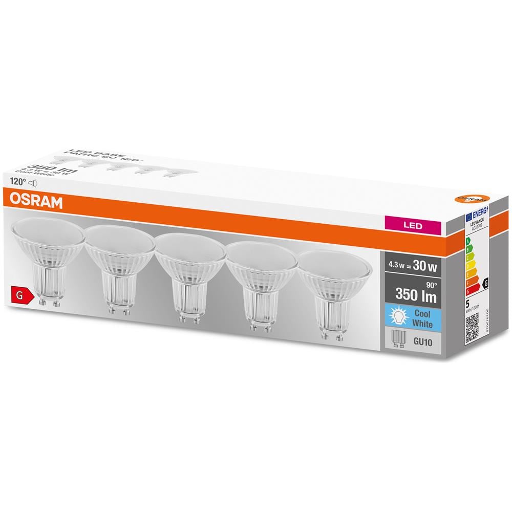 Lampada Led Con Riflettore | Attacco: Gu10 | Cool White | 4000 K | 4,30 W | Sostituzione Per 50 W Reflector Lamp | Not Relevant | Led Base Par16 - Foto 2