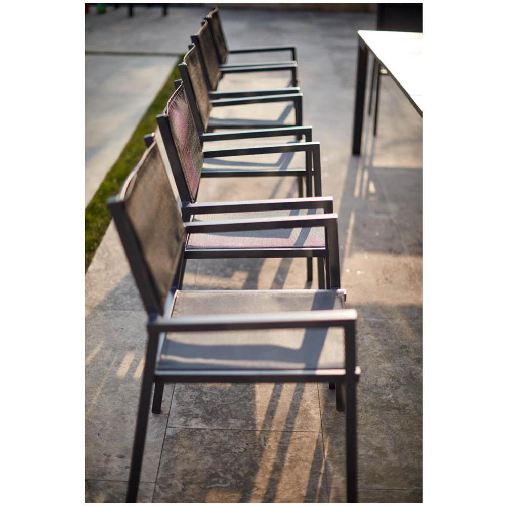 Consolle Allungabile In Alluminio + 10 Posti Olhao - Foto 2