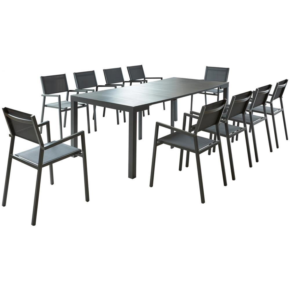 Consolle Allungabile In Alluminio + 10 Posti Olhao - Foto 1