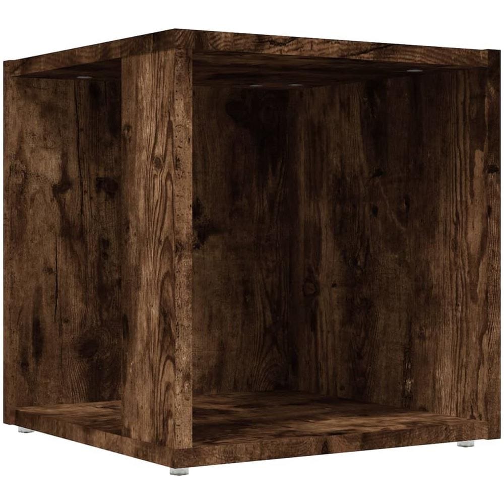 Tavolino Da Salotto Rovere Fumo 33x33x34,5 Cm Legno Multistrato - Foto 1