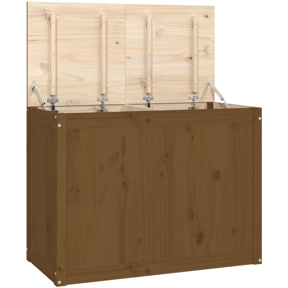 Contenitore Per Bucato Miele 88,5x44x66 Cm Legno Massello Pino - Foto 2