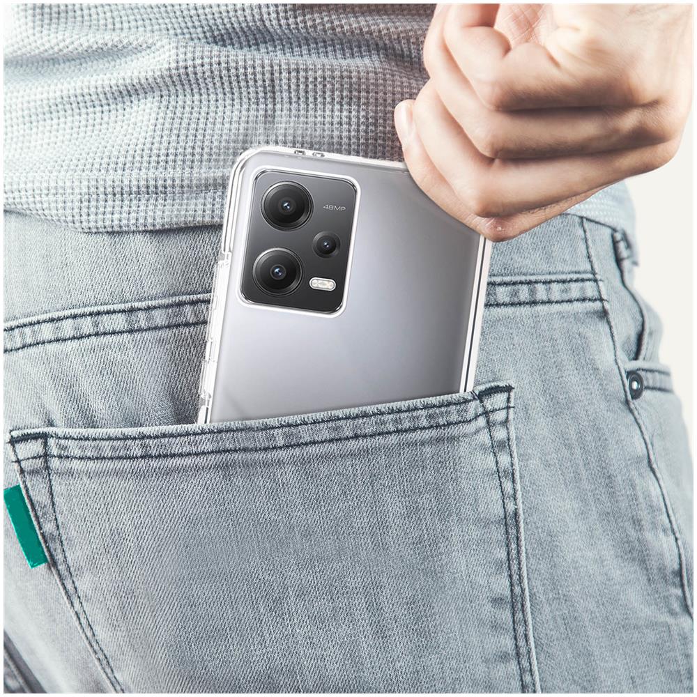 Cover Per Xiaomi Redmi Note 12 5g Anti-caduta 2m Feel Trasparente - Foto 4