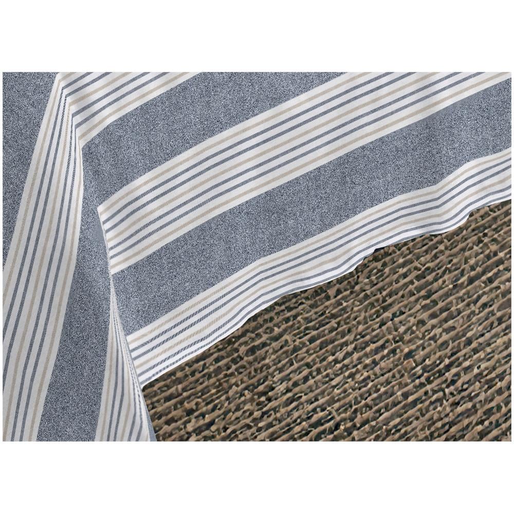 Sacco Copripiumino Piumone Letto In 100% Cotone Made Italy Vari Disegni Rp Piazza 1-2 Righine Blu - Foto 5