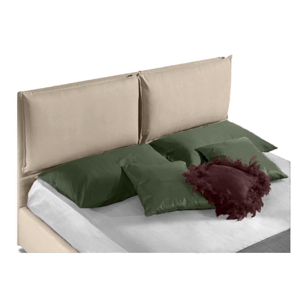 Letto Matrimoniale, Il Modello Lille E' Un Letto Semplice Ma Allo Stesso Tempo Raffinato, Rete A Doghe 140x200 Cm, Compreso Box Contenitore, Rivestimento Sfoderabile, Made In Italy - Foto 2
