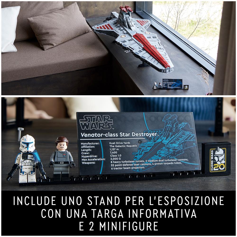 Star Wars Incrociatore d’attacco della Repubblica classe Venator - Foto 39