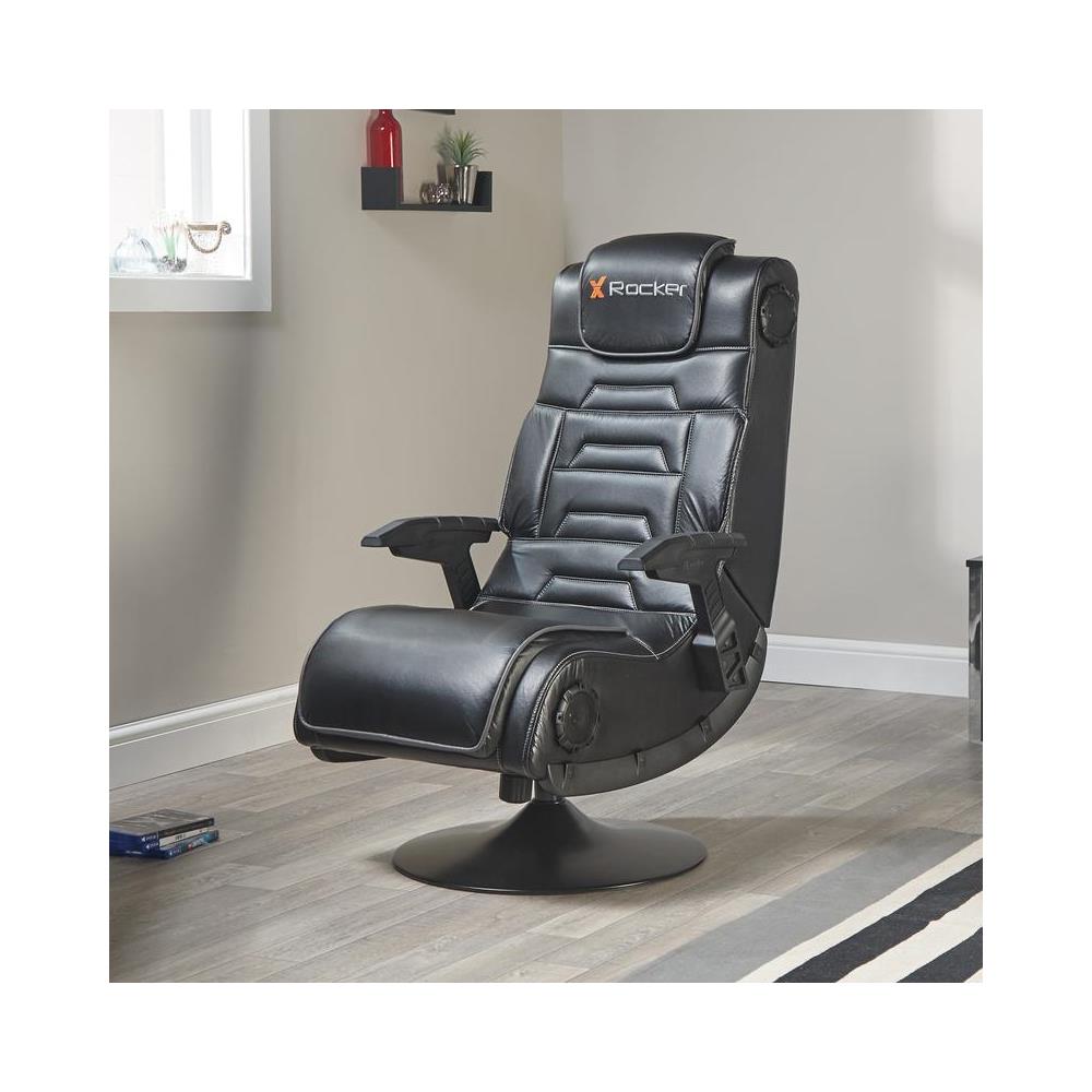 Pro 4.1 Sedia da gioco per console Sedia imbottita tappezzata Nero - Foto 2