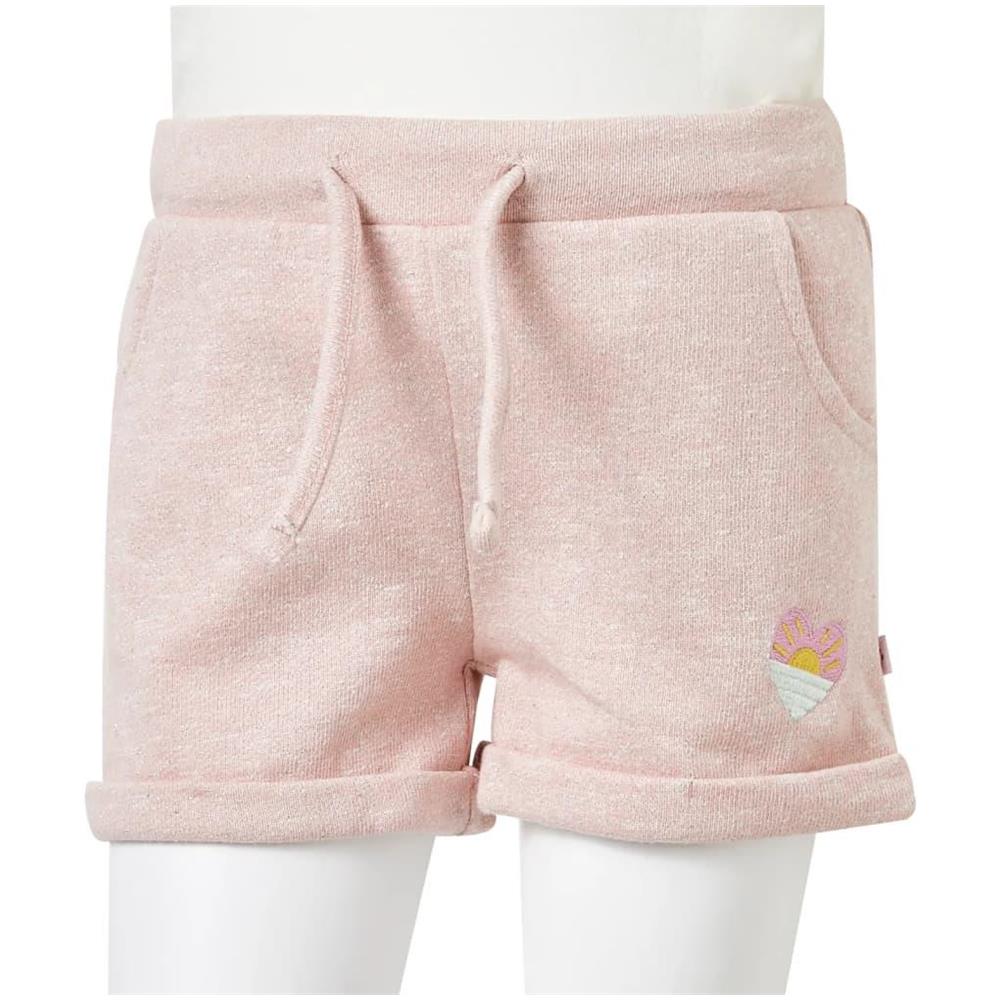 Pantaloncini per Bambini con Coulisse Rosa Chiaro Misto 128 - Foto 8