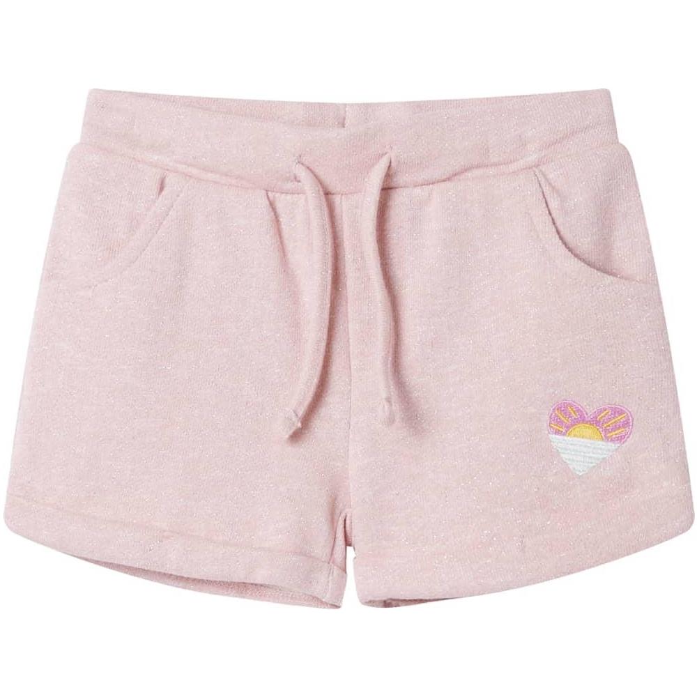 Pantaloncini per Bambini con Coulisse Rosa Chiaro Misto 128 - Foto 1